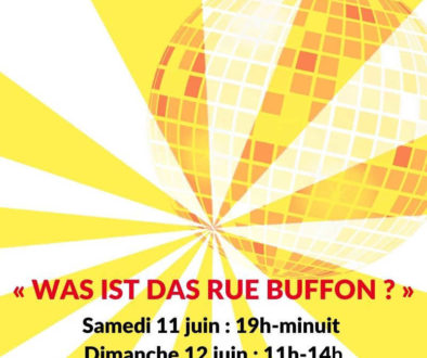 11 et 12 juin 2022 : 24èmes Journées de Rhénanie-Palatinat – Was ist das rue Buffon ?