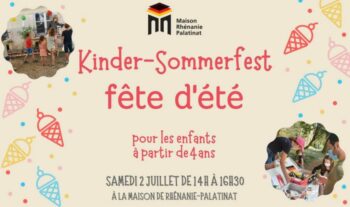 Samedi 2 juillet 2022 à 14h : Kinder-Sommerfest