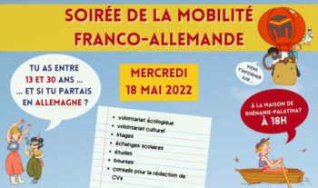 Mercredi 18 mai 2022 à 18h : Soirée de la mobilité