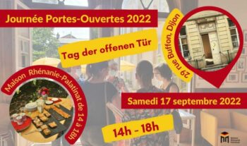 Samedi 17 septembre 2022 : Journée Portes-Ouvertes de la Maison de Rhénanie-Palatinat (Tag der offenen Tür)
