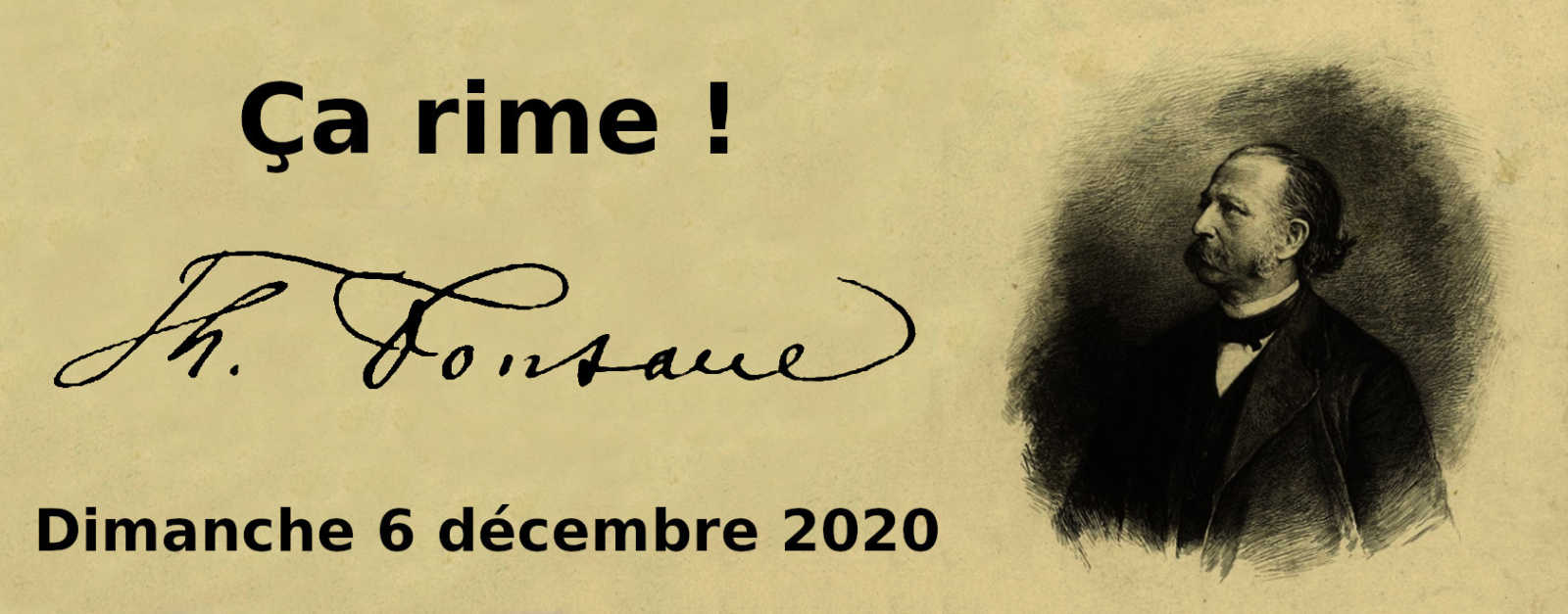 Dimanche 6 décembre 2020 à 11h : Troisième rencontre Ça rime ! – Fontane