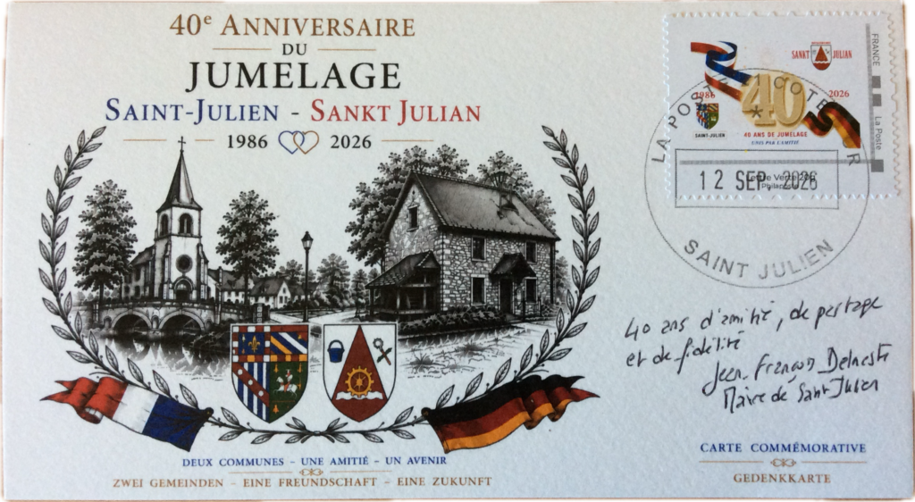 40 ans du jumelage ST JULIEN – Sankt Julian